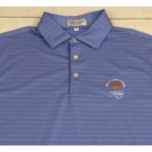 Peter Millar Summer Comfort Polo Shirt Large Kiawah Ocean Course Golf Logo